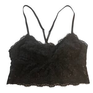 Black Aerie Lace Bralette Size Small